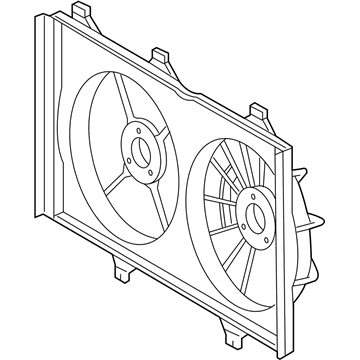Toyota 16711-0P230 Fan Shroud