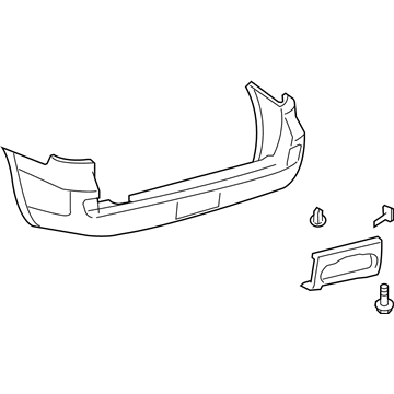 Toyota Land Cruiser Bumper Cover - 52159-60986