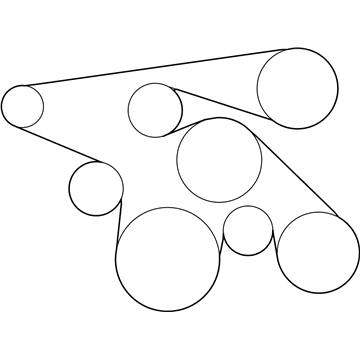 Toyota 90916-02708 Serpentine Belt