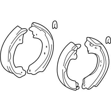 Toyota RAV4 Parking Brake Shoes - 04495-42080