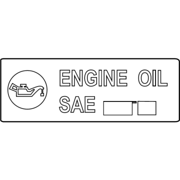 Toyota 15369-F0020 Info Label