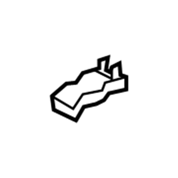 72124-0E060-E0 Toyota Track End Cover, Sand, Outer Front Driver Side Illustration 1 of 1
