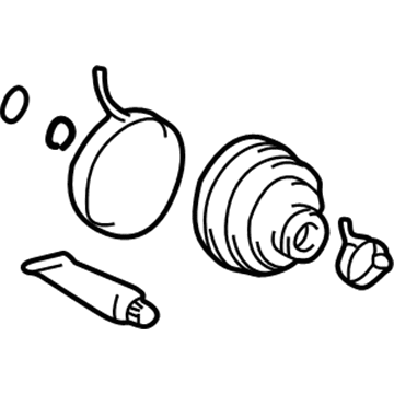 Toyota 04438-12371 Boots