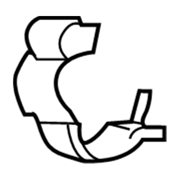32923-45010 Toyota Inlet Hose Clip Illustration 1 of 1