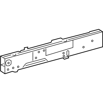 57102-WAA01 Toyota Side Rail, Driver Side Illustration 1 of 1