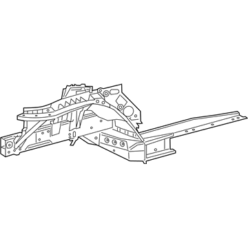 53720-WAA01 Toyota Apron & Wheelhouse, Driver Side Illustration 1 of 1