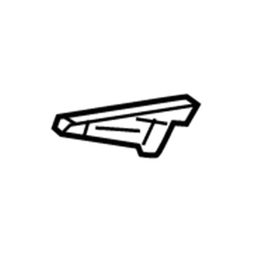 72494-47030-C1 Toyota Handle, Black, Passenger Side Illustration 1 of 1