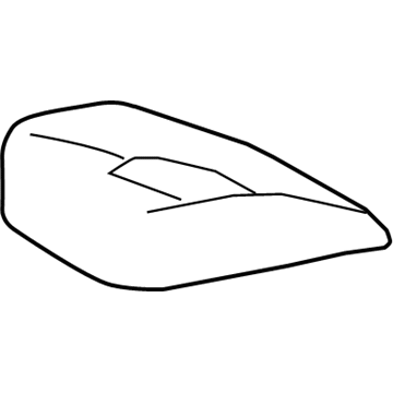 71071-33P90-A3 Toyota Cushion Cover, Beige, Passenger Side Illustration 1 of 1