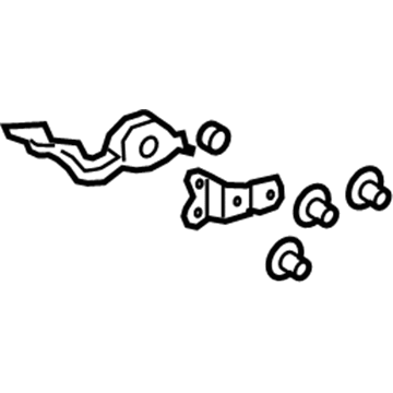 72443-47010 Toyota Height Adjuster, Passenger Side Illustration 1 of 1