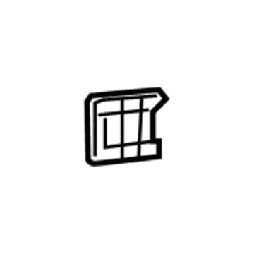 71848-47040-B0 Toyota Handle Cap, Gray, Passenger Side Illustration 1 of 1