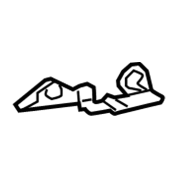 71873-47070 Toyota Corner Shield, Lower Passenger Side Illustration 1 of 1
