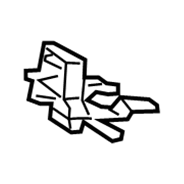 7181A-0R010 Toyota Harness Holder, Passenger Side Illustration 1 of 1