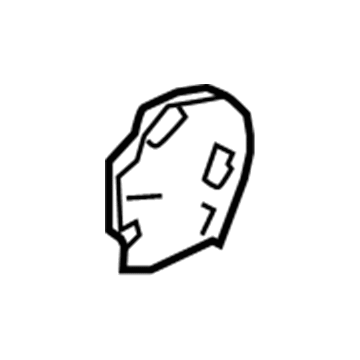 71862-0R100-C0 Toyota Inner Finish Panel, Front Driver Side Illustration 1 of 1