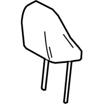 71910-33A80-B3 Toyota Headrest, Gray, Front Illustration 1 of 1