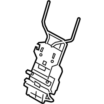 72760-11020 Toyota Lumbar Support, Driver Side Illustration 1 of 1