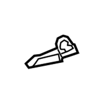 71874-47070 Toyota Corner Shield, Lower Driver Side Illustration 1 of 1