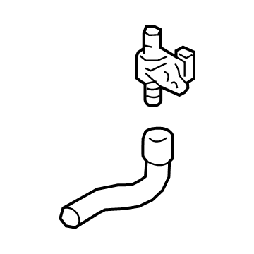 Toyota 16260-F0021 By-Pass Hose