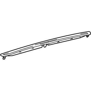 55981-60010-E0 Toyota Defroster Nozzle, Beige, Front Illustration 1 of 1