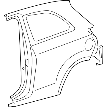 Toyota 61601-52630 Quarter Panel