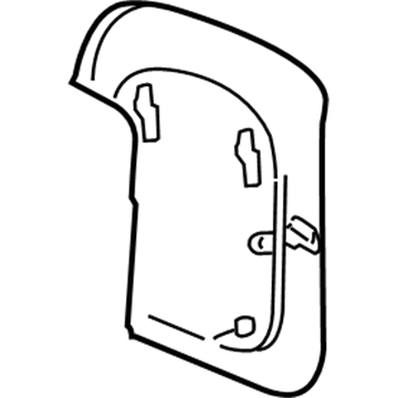 Toyota 71705-AE010-E0 Seat Back Panel