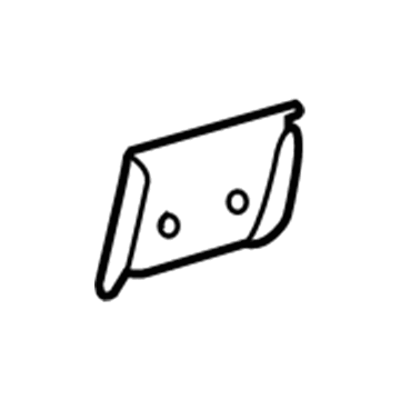 78632-AE010-B0 Toyota Table Cover, Front Passenger Side Illustration 1 of 1