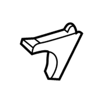 67674-60010 Toyota Garnish, Door Frame, Lower Driver Side Illustration 1 of 1