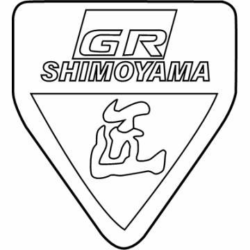 Toyota 11291-18030 Nameplate