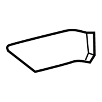 74037-33020 Toyota Handle Cover, Passenger Side Illustration 1 of 1