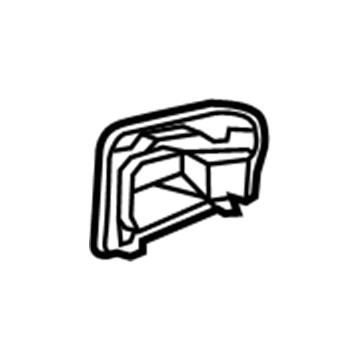 69217-47020 Toyota Handle Cover, Passenger Side Illustration 1 of 1