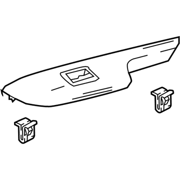Toyota 74231-F4030 Switch Panel