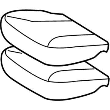 Toyota 71518-52C70-B0 Seat Cushion Pad