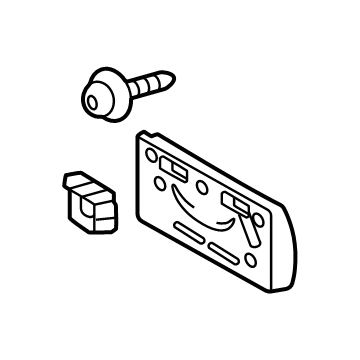 Toyota 52114-47310 License Bracket