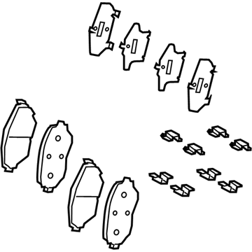 Toyota C-HR Brake Pads - 04465-F4021