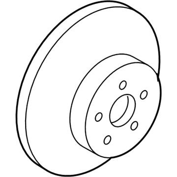 Toyota C-HR Brake Rotor - 43512-F4010