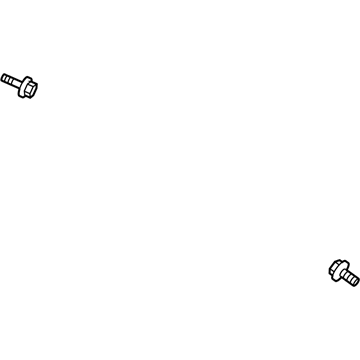 90109-11041 Toyota Belt & Retractor Mount Bolt, Rear Lower Outer Illustration 1 of 1