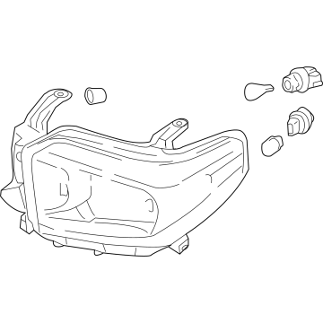 Toyota 81150-0C211 Headlamp Assembly