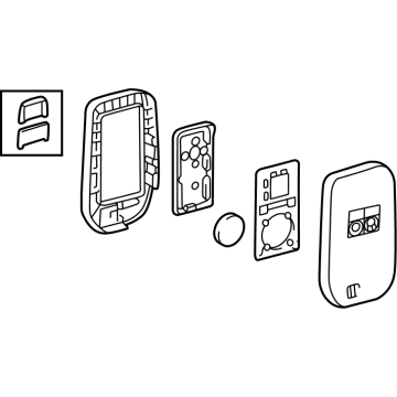 Toyota Corolla Key Fob - 8990H-12560