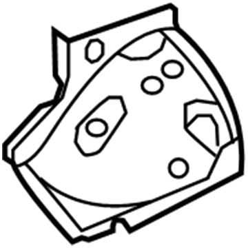 53711-0T011 Toyota Apron, Front Fender, Front Passenger Side Illustration 1 of 1