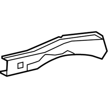 57111-0E010 Toyota Member, Front Side, Passenger Side Illustration 1 of 1