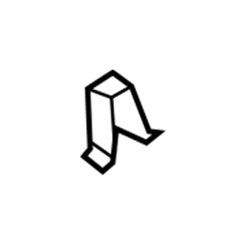 53836-0E040 Toyota Inner Reinforcement Support Bracket, Driver Side Illustration 1 of 1