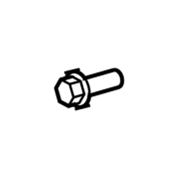 90159-60474 Toyota License Bracket Retainer Illustration 1 of 1