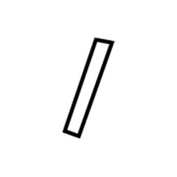 52712-12020 Toyota Molding Strip, Passenger Side Illustration 1 of 1