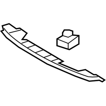 51450-12010 Toyota Under Cover, Center Illustration 1 of 1