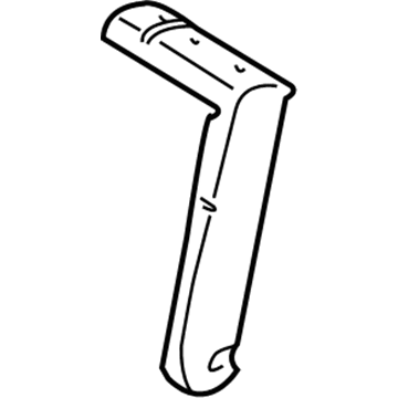 71652-AA040 Toyota Seat Back Pad, Driver Side Illustration 1 of 1
