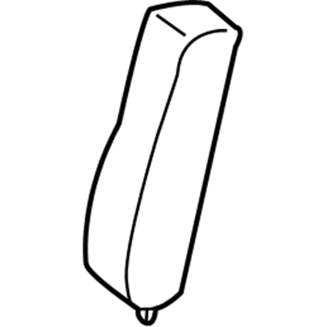 71550-AA150-B0 Toyota Outer Cushion, Driver Side Illustration 1 of 1