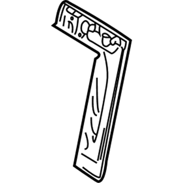 71018-AA030 Toyota Seat Back Frame, Driver Side Illustration 1 of 1