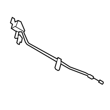 Toyota FJ Cruiser Rear Passenger Door Handle Latch - 69360-35010