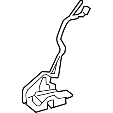 Toyota FJ Cruiser Rear Passenger Door Handle Latch - 69390-35041