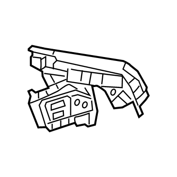 Toyota 61703-F4010 Upper Panel