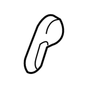 72507-74020-C0 Toyota Recline Lever, Driver Side Illustration 1 of 1